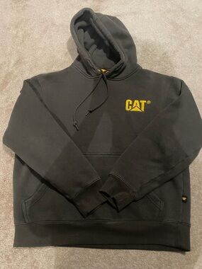 CAT Brown Men’s Hoodie - Size M (fits small)